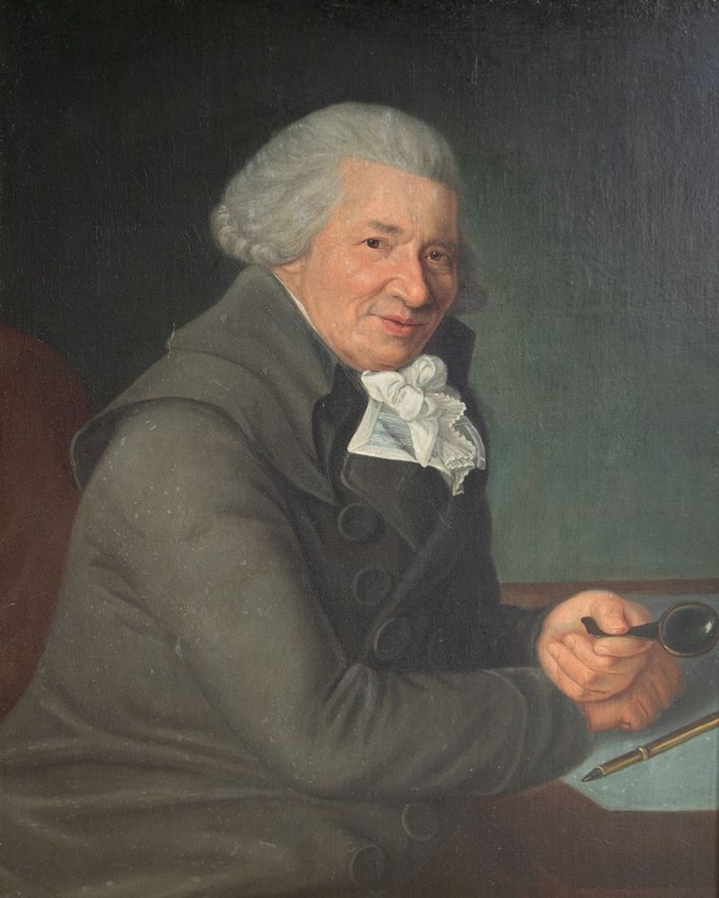 Porträt Daniel Chodowiecki, gemalt von Suzette Henry, um 1795, Privatbesitz